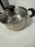 爱仕达（ASD）汤锅 304不锈钢小汤锅 蒸锅复底炖煮锅 20CM燃气电磁炉通用奶锅B1 实拍图