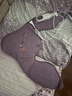 万乐途肩颈椎热敷包海盐热敷包电加热披肩艾灸艾草盐袋理疗袋紫色送长辈 实拍图