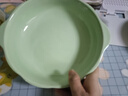 品喻新款酸菜鱼大盆碗双耳大号汤碗家用10英寸水煮鱼专用碗汤盆-奶绿 实拍图