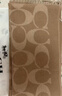 蔻驰（COACH）【品牌直供】男女同款流苏绵羊毛围巾驼色CU807新年礼物 实拍图