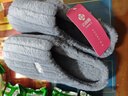 洁丽雅棉拖鞋男士秋冬季厚底保暖家居室内情侣毛绒拖鞋男冬天居家棉鞋女 灰色 42-43 【适合41-42码】 实拍图