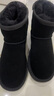 意尔康女靴雪地靴女冬季厚底加绒加厚保暖棉鞋百搭中筒短靴妈妈棉靴子 黑色 加绒 【靴筒羊毛内里】 35 实拍图