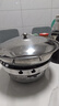 贝傅特固体酒精炉套装小火锅炉子便携户外露营炊具干锅锅具带盖26cm 实拍图