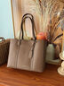 viney牛皮包包女包大容量托特包单肩包手提包生日情人节礼物送女友老婆 实拍图