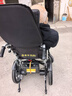德伴电动轮椅老年人全自动轻便可折叠旅行残疾专用智能可躺代步YLB-W 【后躺+抬腿】语音播报+远程遥控 铅酸12A 实拍图