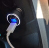 纽曼66W/100W车载充电器超级快充点烟器转换插头一拖二USB车充 实拍图
