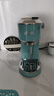 德龙（Delonghi）咖啡机 意式家用半自动15Bar泵压冷萃咖啡 软触屏手动奶泡自动停流小巧金属机身 吉拉朵系列 EC890 .TU真我蓝 即时加热 自动关机 专业蒸汽细杆拉花 实拍图