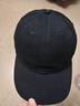 CACUSS棒球帽男四季遮阳防晒鸭舌帽女户外太阳帽百搭休闲潮流黑色帽子 实拍图