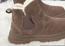 回力女鞋雪地靴女冬季加绒加厚保暖棉鞋 驼色 36  实拍图