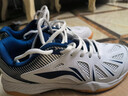 李宁乒乓球鞋男女款运动鞋 国家队训练款透气防滑  旋风白蓝 39.5 实拍图