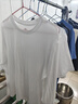 京东京造【已售300w件】短袖t恤男衣服秋季男士打底外穿 白色 S 实拍图