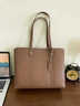 viney牛皮包包女包大容量托特包单肩包手提包生日新年礼物送女生女友 实拍图
