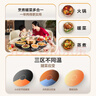 苏泊尔（SUPOR）暖菜板+火锅 饭菜保温板热菜板  电磁炉火锅分区控温（圆形80CM）自动旋转餐桌转盘 BZ80IH813D 实拍图