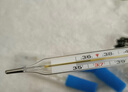 康华生物水银玻璃体温计婴儿宝宝腋下口腔医用水银数字温度计 大刻度体温计2支装 实拍图