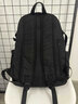 回力书包男初中高中大学生双肩包高颜值大容量电脑背包轻便休闲旅行包 黑色大号【升级拉链+加固肩带】 实拍图