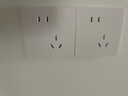 公牛（BULL）开关插座 G12系列一开双控开关墙壁大面板 G12K112暮雪白 实拍图