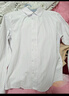 南极人衬衫男 纯色长袖商务衬衫男士棉质舒适衬衣外套修身白衬衫男3XL 实拍图