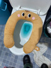 Creative art马桶垫坐垫秋冬季保暖加绒加厚记忆棉垫圈马桶圈垫冬天坐便垫通用 实拍图