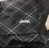 JEEP围脖帽子男士冬季防寒两用围巾骑行脖子防风面罩女士保暖护颈脖套 深黑格纹【柔软亲肤】 极速发货丨吉普正品 实拍图