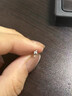 BJYLS999足银星芒耳钉女小众设计感耳环耳棒小巧养耳洞纯银耳饰品礼物 999足银星星耳钉一对 实拍图