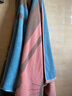 金号（KING SHORE）A类纯棉浴巾 家用吸水速干洗澡大毛巾成人情侣学生裹巾可裹可穿 ［兰色350g］140*72cm 实拍图