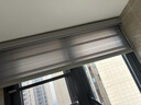 美尔耐 防水柔纱卷帘百叶窗卫生间浴室厨房厕所遮光遮阳免打孔带窗帘盒 8000-免打孔防水灰色 1平方米 实拍图