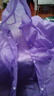 雨衣雨披长款全身暴雨加厚透明便携带帽成人男女EVA户外旅游防雨 紫色 L1件装 实拍图