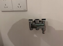 潜水艇（Submarine）一进三出角阀 厨房分水阀黄铜四通阀门 马桶喷水枪洗衣机水龙头京 一进三出四分角阀-独立开关 实拍图