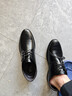 海澜之家HLA皮鞋男士商务休闲秋冬正装德比鞋子男H164/H172 增高款42 实拍图