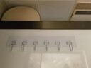 欧润哲挂钩免打孔【2个】不伤墙无痕粘钩6连排挂钩强力承重墙上无痕免钉 实拍图