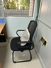 得力（deli）KF252网布弓形椅会议椅 靠背椅 人体工学职员电脑椅 企业集采 黑 实拍图