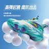 鸿星尔克（ERKE）童鞋儿童篮球鞋春季男中大童绑带缓震球鞋碧池蓝/信号紫40 实拍图