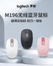 罗技（Logitech）M196 无线蓝牙鼠标 办公鼠标 笔记本商务办公家用 小巧便携 对称手型 珍珠白 实拍图