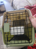 KimPets猫咪航空箱猫包外出便携猫笼子猫箱狗狗托运箱车载狗笼宠物太空舱 蒂安绿M 20斤内猫犬 【加厚耐磨】 送隔尿底板 实拍图