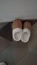【福利价】4.5CM厚底麂皮绒外穿棉拖鞋女秋冬室内居家用毛毛棉拖 8805厚底4.5公分-黄色 40-41 适合39-40 实拍图