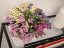 爱满（AIMAN）云南鲜花干花花束勿忘我情人草组合满天星客厅真花插花家居摆设 4色勿忘我混搭+草  【含圆花篮】 实拍图