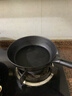 九铸26cm深煎锅铸铁锅加厚平底锅生铁无涂层不粘锅燃气灶电磁炉煎炒锅 实拍图