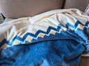水星家纺毛毯冬季加厚加绒法兰绒毯A类毯子盖被可机洗约1.92斤150×200cm 实拍图