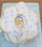 十月结晶花边围嘴3条6层防水0-2岁口水巾婴幼儿宝宝围脖吃饭围兜 童梦国风 实拍图
