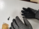 目丸保暖手套男女户外冬天骑行防寒风加绒厚触屏女防水冬季棉滑雪手套 9#深灰色 深度暖手套-男款 实拍图