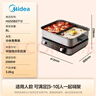 美的（Midea）火锅专用锅 电火锅 电煮锅8L多功能锅 鸳鸯锅分区控温 分体式多用途锅火锅锅HGS382712 实拍图