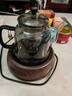 全度（Quandu） 蒸煮一体茶壶玻璃煮茶器套装电陶炉蒸茶壶耐热墨色玻璃功夫茶具 实拍图