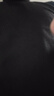 真维斯（Jeanswest）长袖t恤男装秋冬季款保暖内搭打底衫双面加绒纯色男士长袖上衣服 黑色 纯色 2XL 【高低领可选】 实拍图