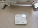 云麦智能心率体脂秤mini5 充电家用电子秤体重秤高精准73项身体数据监测管理 塑形减脂称重 云绒白 实拍图