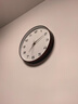 京东京造 木语系列挂钟 钟表挂墙时钟客厅电子钟30cm摩卡棕 实拍图