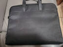得力（deli）【超级爆款】公文包加厚立体办公手提袋会议包事务包文件包商务拉链袋电脑包男大容量黑色BG666 实拍图