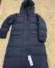 优衣库女装高级保暖羽绒长大衣/老爸评测外套夹克481014 09 黑色 2XL /165/100B 实拍图