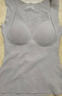 欧迪芬羊绒蚕丝保暖背心女带胸垫内衣女磨毛秋冬无痕内穿打底免穿文胸XL 实拍图