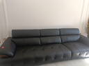 顾家家居政府补贴意式真皮沙发头层牛皮客厅简约轻奢大户型2025新款1523 【曜夜黑】3.1m丨肉感饱满丨可调靠头丨头层牛皮 宽大坐深丨贴合撑腰丨便捷收纳丨久坐不塌 实拍图