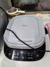 美的（Midea）电饼铛家用 双面加热加深大火力40mm加深34cm烙饼煎饼锅三明治早餐机可拆钛陶煎烤机电饼档JKE3483 实拍图